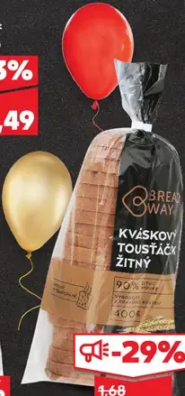 Kváskový toustáčik ražný