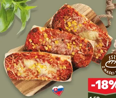Pinsa so šunkou