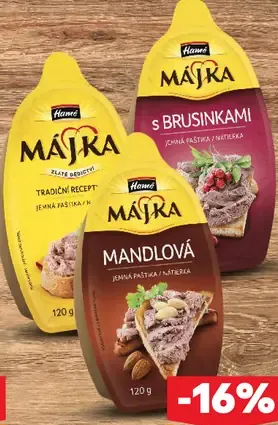 Hamé Májka jemná paštéta