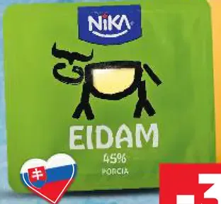 Eidam 45% alebo Gouda 45% blok