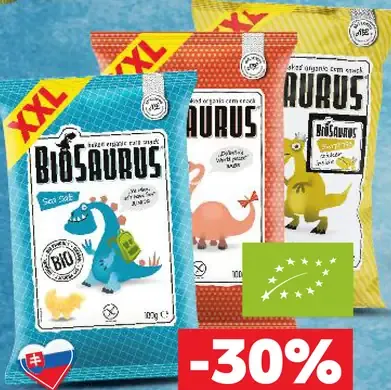BIO Kukuričný snack