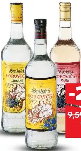 Borovička rôzne druhy