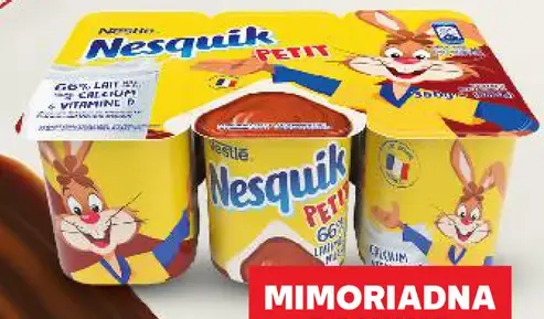Mliečny dezert Nesquik