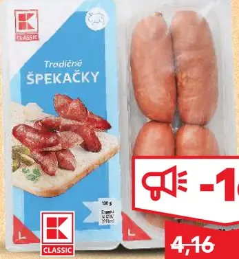 K-Classic Tradičné špekáčky
