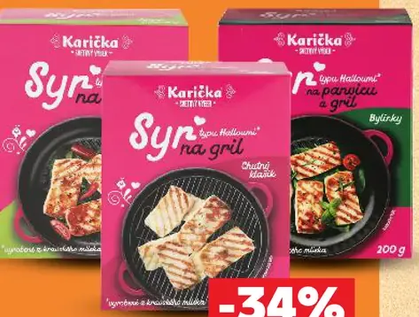 Karicka Syr na panvicu alebo grill 45 %
