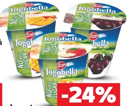Jogobella jogurt bez pridaného cukru
