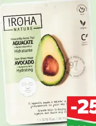 Iroha Nature Pleťová maska Avocado