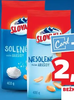 Slovnaft pražené arašidy