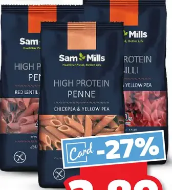 Sam Mills proteínové cestoviny
