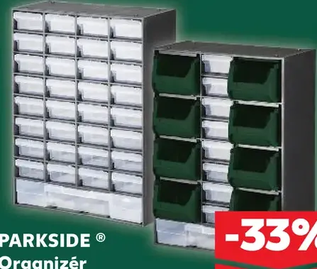 Parkside Organizér s boxami