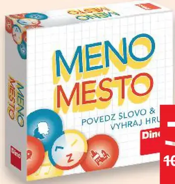 Meno Mesto cestovná hra