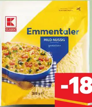 Emmentaler strúhaný
