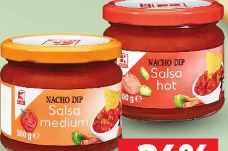 K-Classic Nacho omáčka Salsa medium Salsa hot