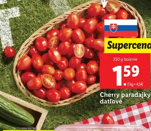 Cherry paradajky datľové