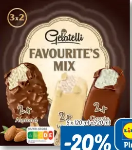 Gelatelli Maxi Mix nanuky