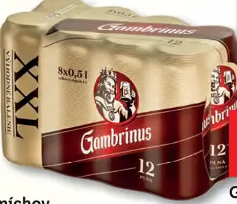 Gambrinus 12º plechovka