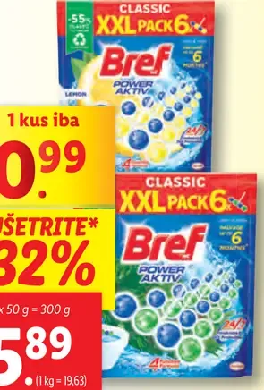 Bref Power Aktiv WC blok