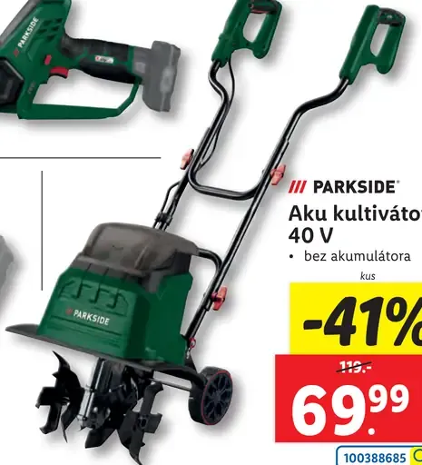 PARKSIDE Aku kultivátor 40 V