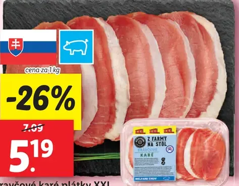 Bravčové karé plátky XXL