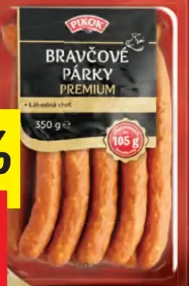 Pikok Premium Bravčové párky