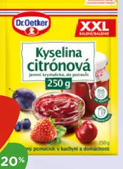 Dr. Oetker Kyselina citrónová
