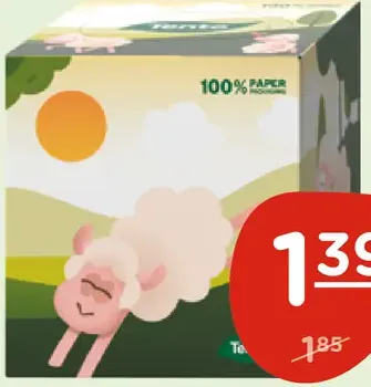 Tento Kozmetické Utierky 3-vrstvové, Cuba box