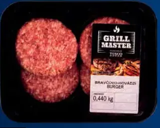 Tesco Grill Master bravčovo-hovädzí burger