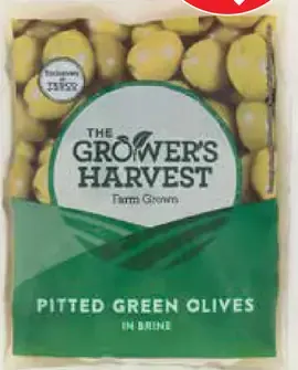 The Grower's Harvest zelené vykôstkované olivy