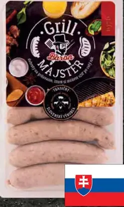Baron Grill Majster tenká klobása