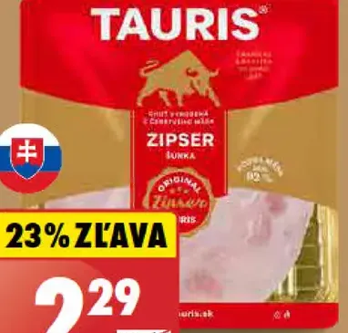 Tauris Zipser šunka 92%