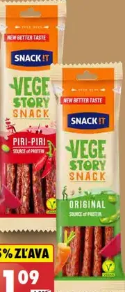Snack it Kabanosy rastlinné