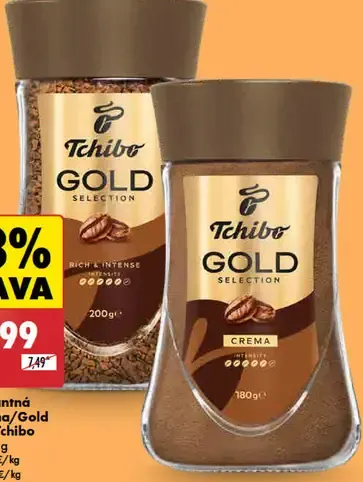 Tchibo Káva instantná Gold Crema/Gold Selection