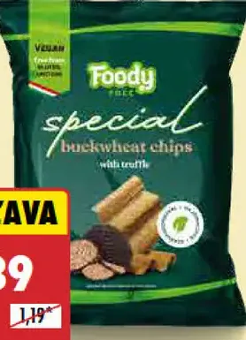Foody Free Chipsy z pohánky/prosa