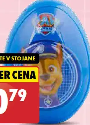 Vajíčko s cukríkmi Paw Patrol