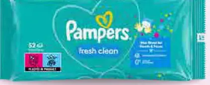Pampers Vlhčené utierky Fresh Clean