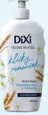 Dixi telové mlieko kľúčky rumanček