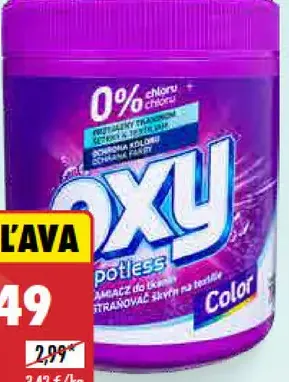 Oxy Odstraňovač škvŕn práškový rôzne druhy