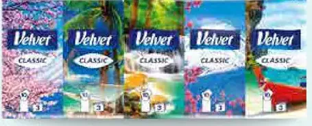 Velvet Vreckovky Classic 3-vrstvové