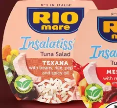 Rio Mare Insalatissime Tuna Salad Texana Tuna Salad Messicana Tuna Salad Couscous