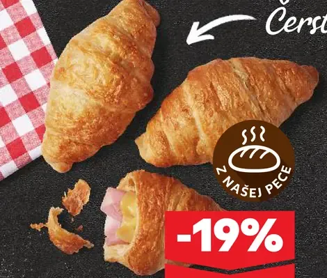 Croissant šunka - syr