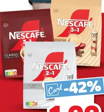 Nescafé Porciovaný kávový nápoj