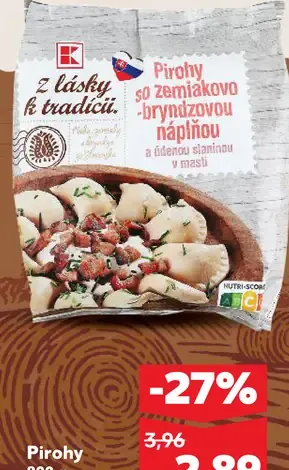Pirohy so zemiakovo-bryndzovou náplňou