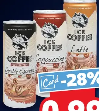 Ice Coffee rôzne druhy