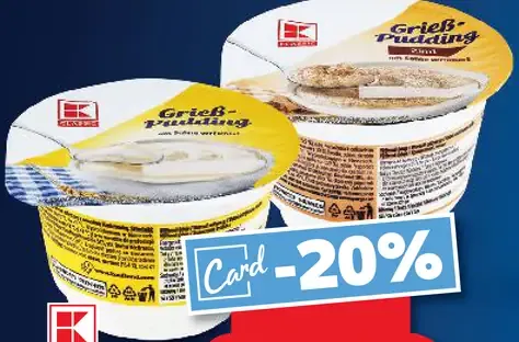 K-Classic Krupicový puding rôzne druhy