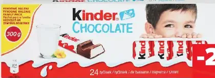 Kinder Čokoláda s náplňou