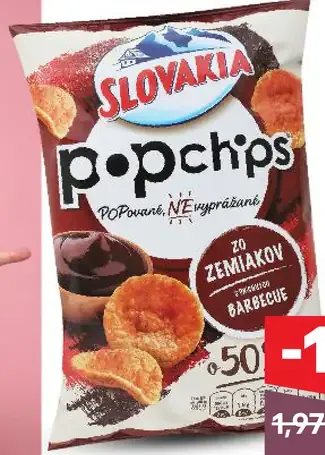 Slovakia Zemiakový snack Pop Chips