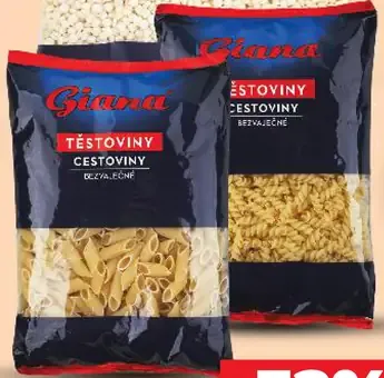 Giana cestoviny bezvaječné