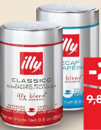 Mletá káva Illy
