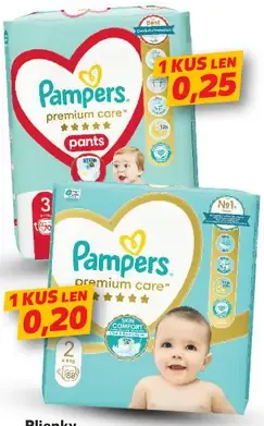 Pampers plienky Premium Care