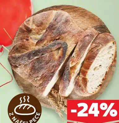 Kváskový chlieb s restovanou cibulkou